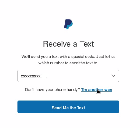 paypal phone number verification bypass